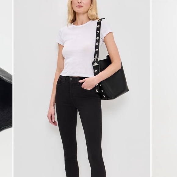 Madewell Essential Leather Tote with Studded Strap NWOT - Picture 3 of 4